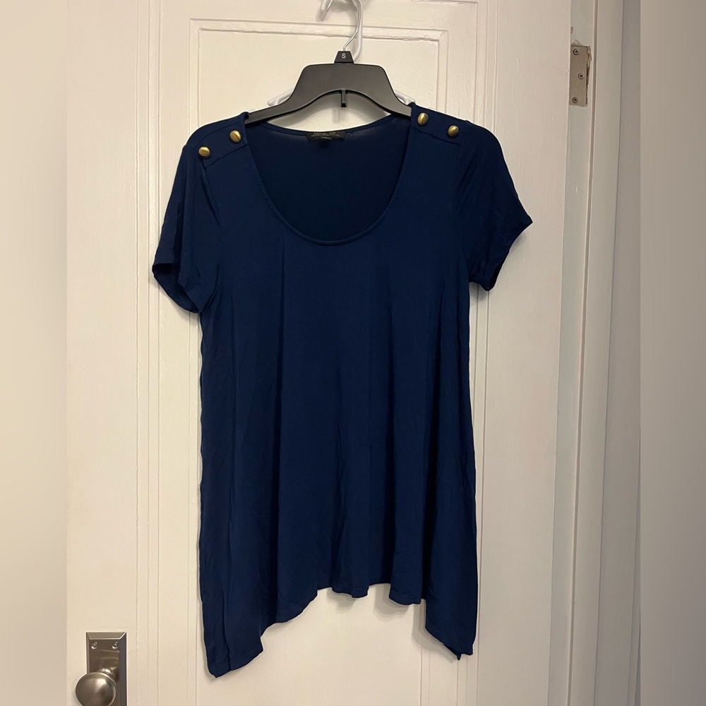 Women's Rachel Zoe Blue Maternity Top- Size Medium- Pre-owned